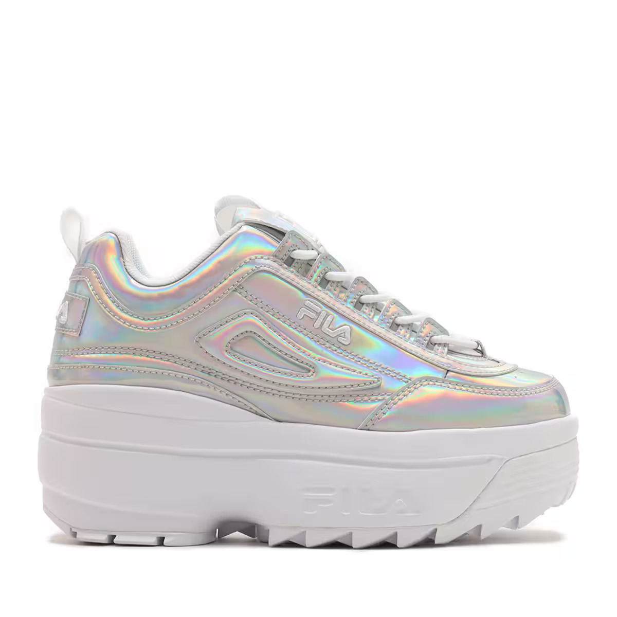 Tenis Fila Disruptor Wedge Iridiscente de Dama Original