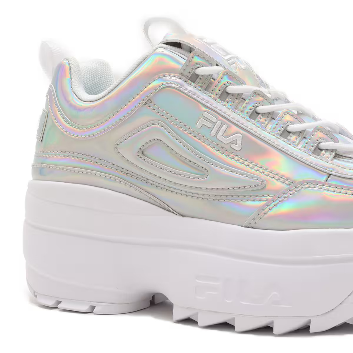 Tenis Fila Disruptor Wedge Iridiscente de Dama Original