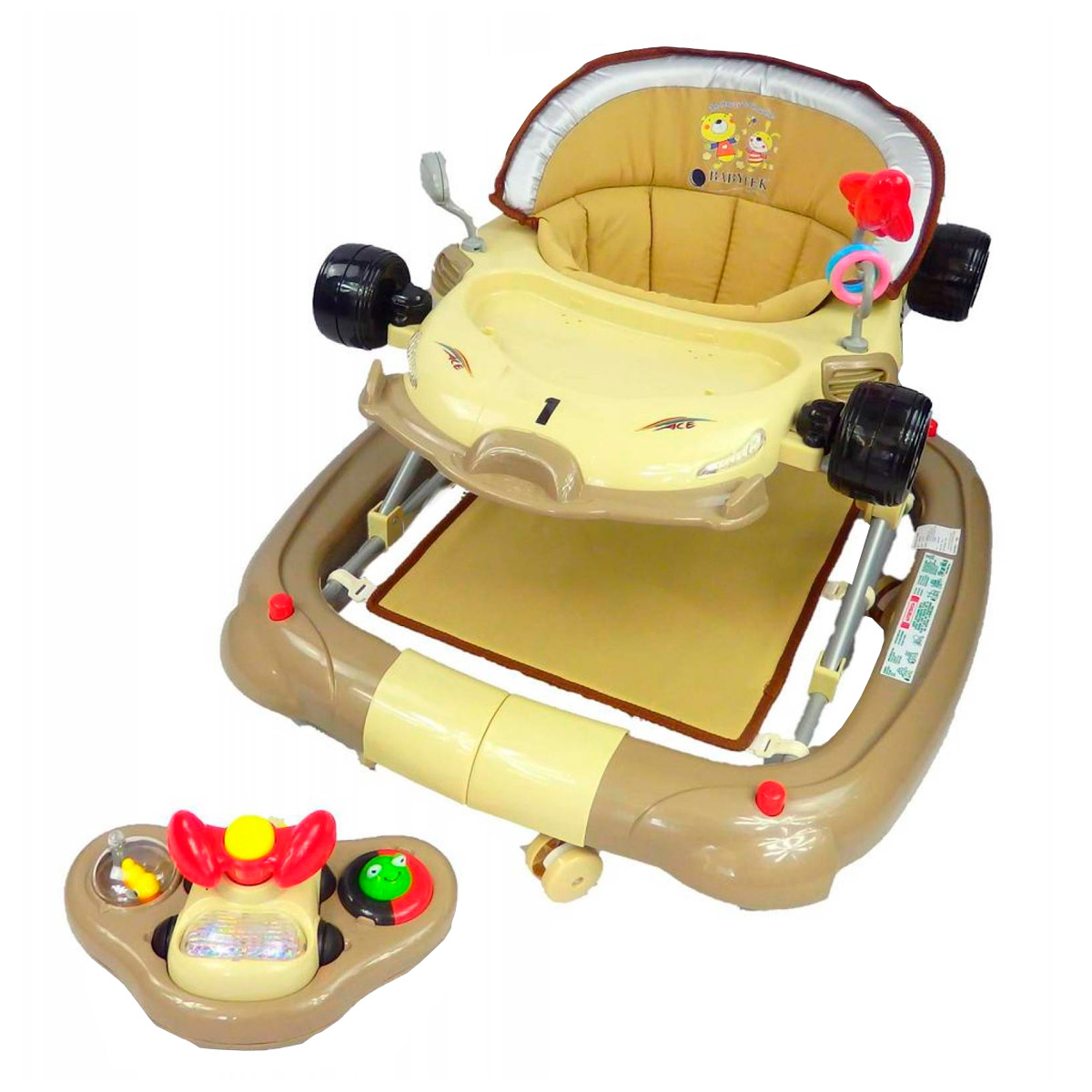 Andadera de Lujo  Mecedora Babytek Auto 202 Cafe