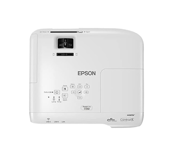 Proyector Epson Powerlite V11h985020, 119 W 3 Lcd Wxga con Dial Hdmi, 4000 Lúmenes Ansi Color Blanco.