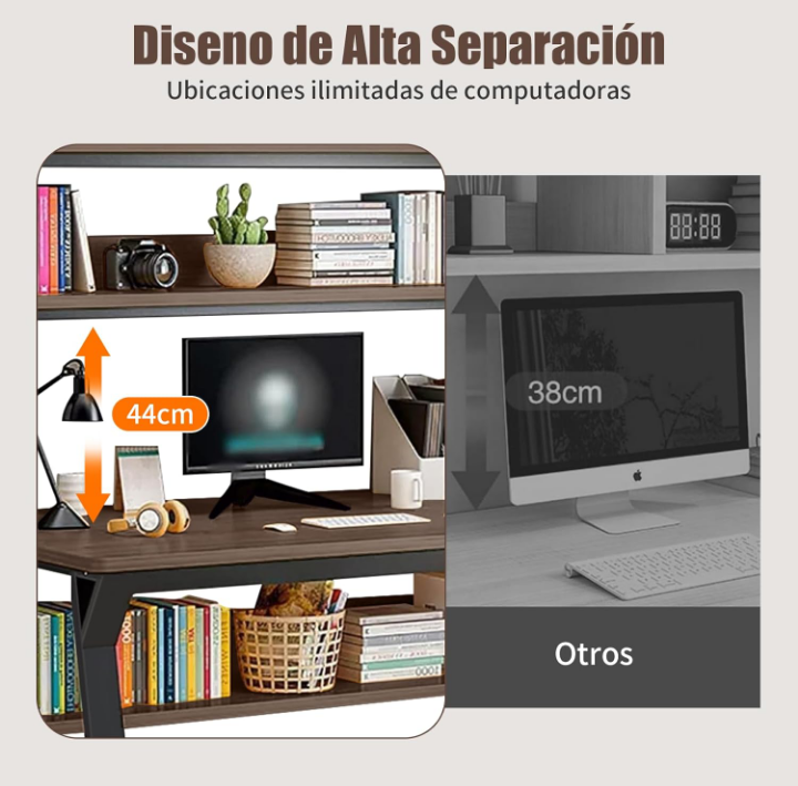 Escritorio multifuncional oficina recamara gran capacidad 