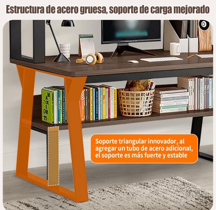 Escritorio multifuncional oficina recamara gran capacidad 