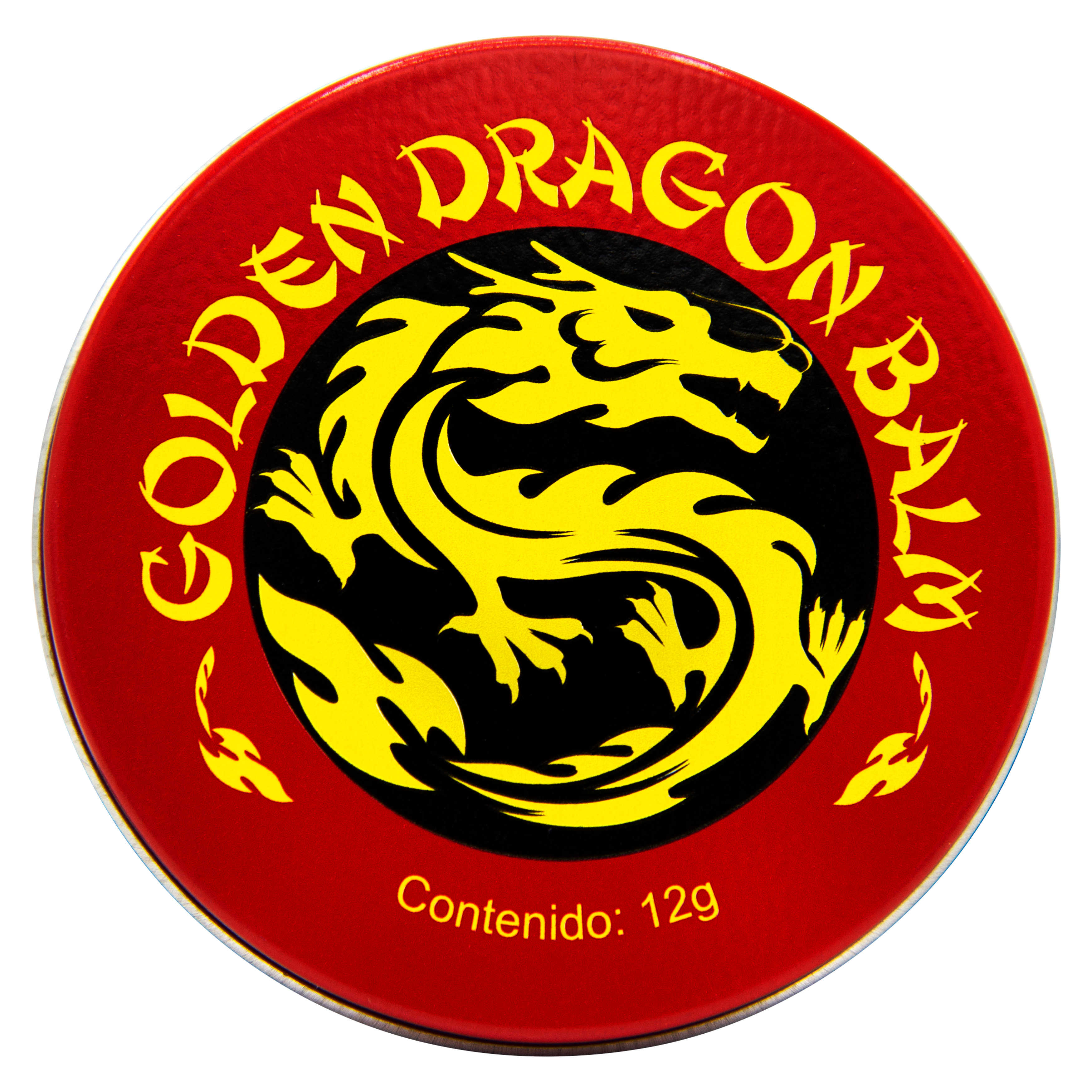 Anahuac Golden Dragon Balm Pomada Herbal Paquete 4 pzas 12g c/u Alivia Dolores Musculares, Articulares y Tensión Corporal, Sensación de Calor Relajante