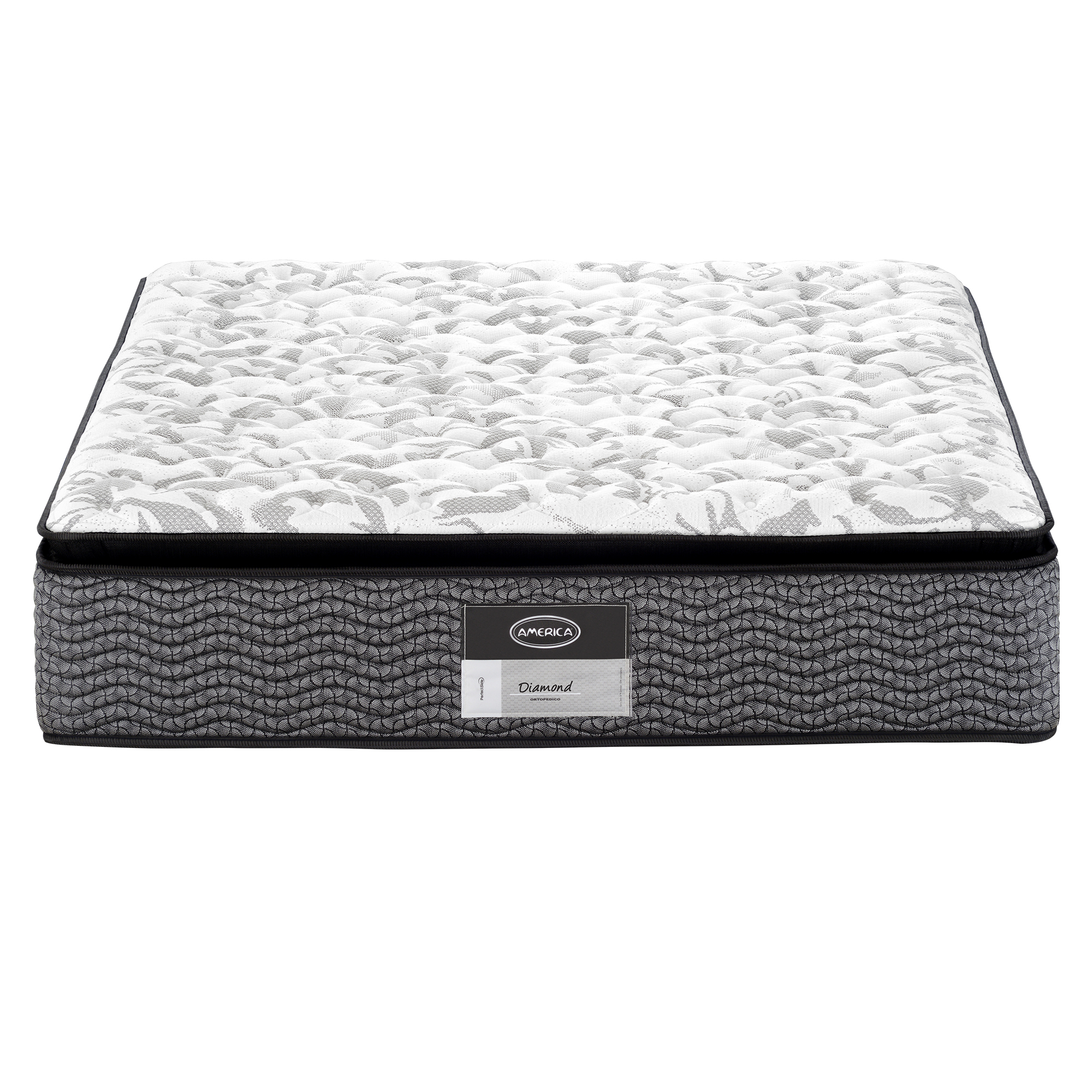 Colchón America Diamond King Size + 2 Almohada 