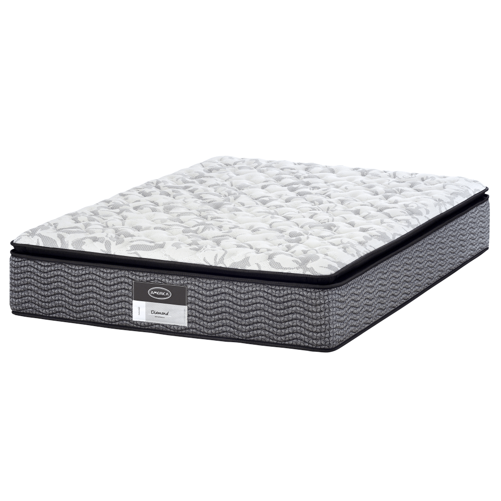 Colchón America Diamond King Size + 2 Almohada 