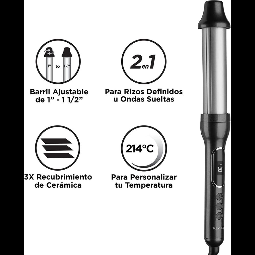 TENAZA RIZADORA REVLON RVIR1183 CERAMICA 1 A 1/2 PUL