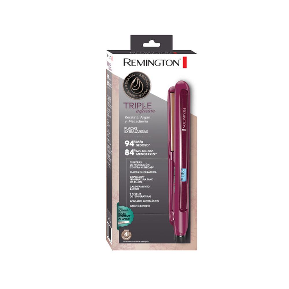 Alaciadora Plancha Cabello Digital Remington Cerámica Argan