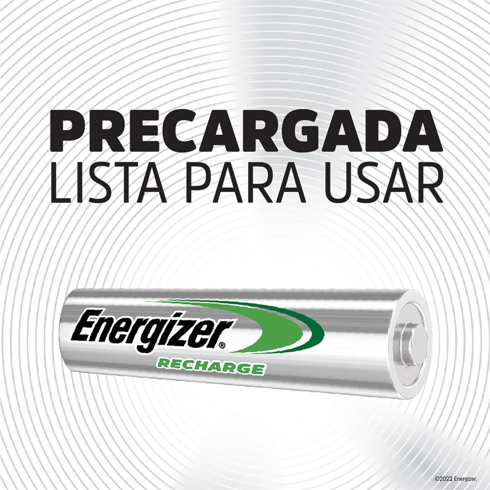 Cargador Universal Pilas Energizer + 4 Pilas Recargables Aa 1.2v