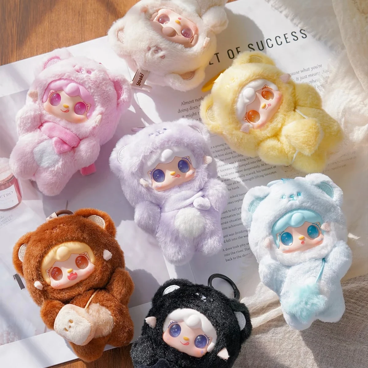 Caja Misteriosa de la Serie Yooki V4 , Figura de Anime Kawaii, Dulce y Encantador, Bonito Muñeco Llavero Coleccionable, 1 Pcs