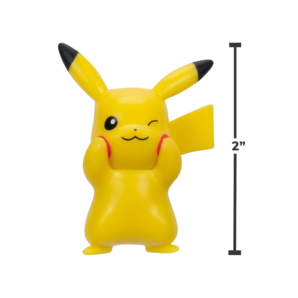 Pokemon Pikachu + Eevee + Axew + Machop 6 pz Multipak