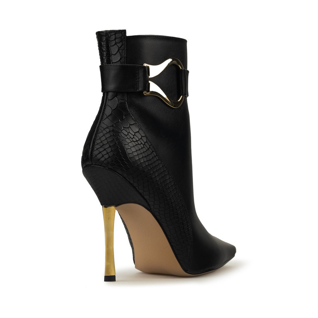 Botines Para Mujer Elegantes Botas Piel Davenia Mod. Elisa