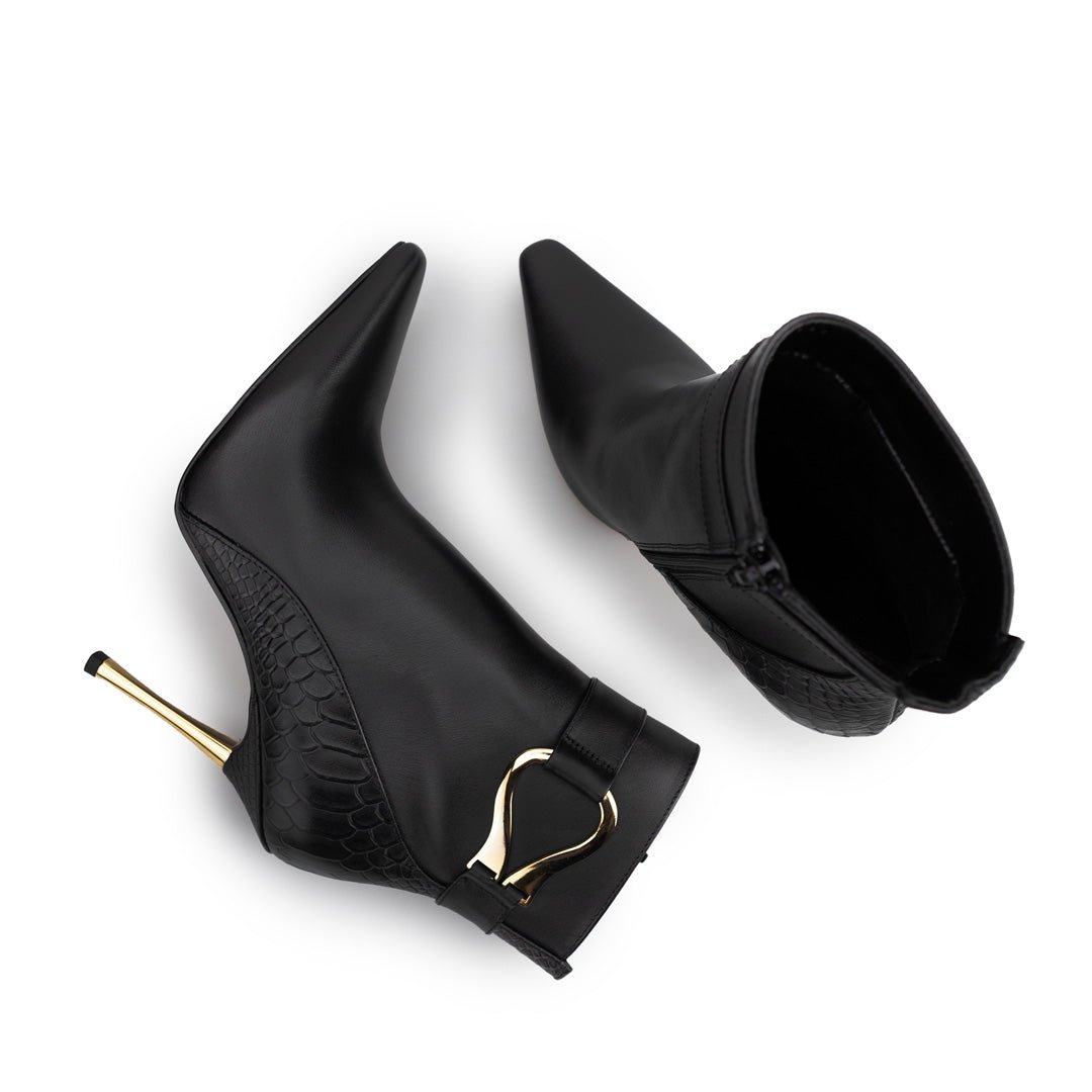 Botines Para Mujer Elegantes Botas Piel Davenia Mod. Elisa