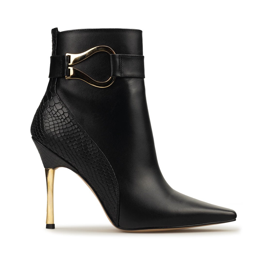 Botines Para Mujer Elegantes Botas Piel Davenia Mod. Elisa