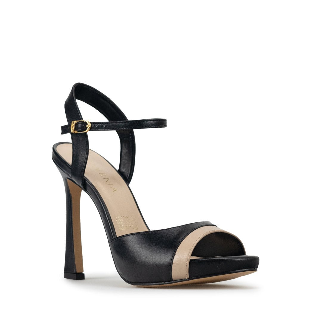 Zapatillas De Tacón Davenia De Piel Sandalia Para Dama Bela 1