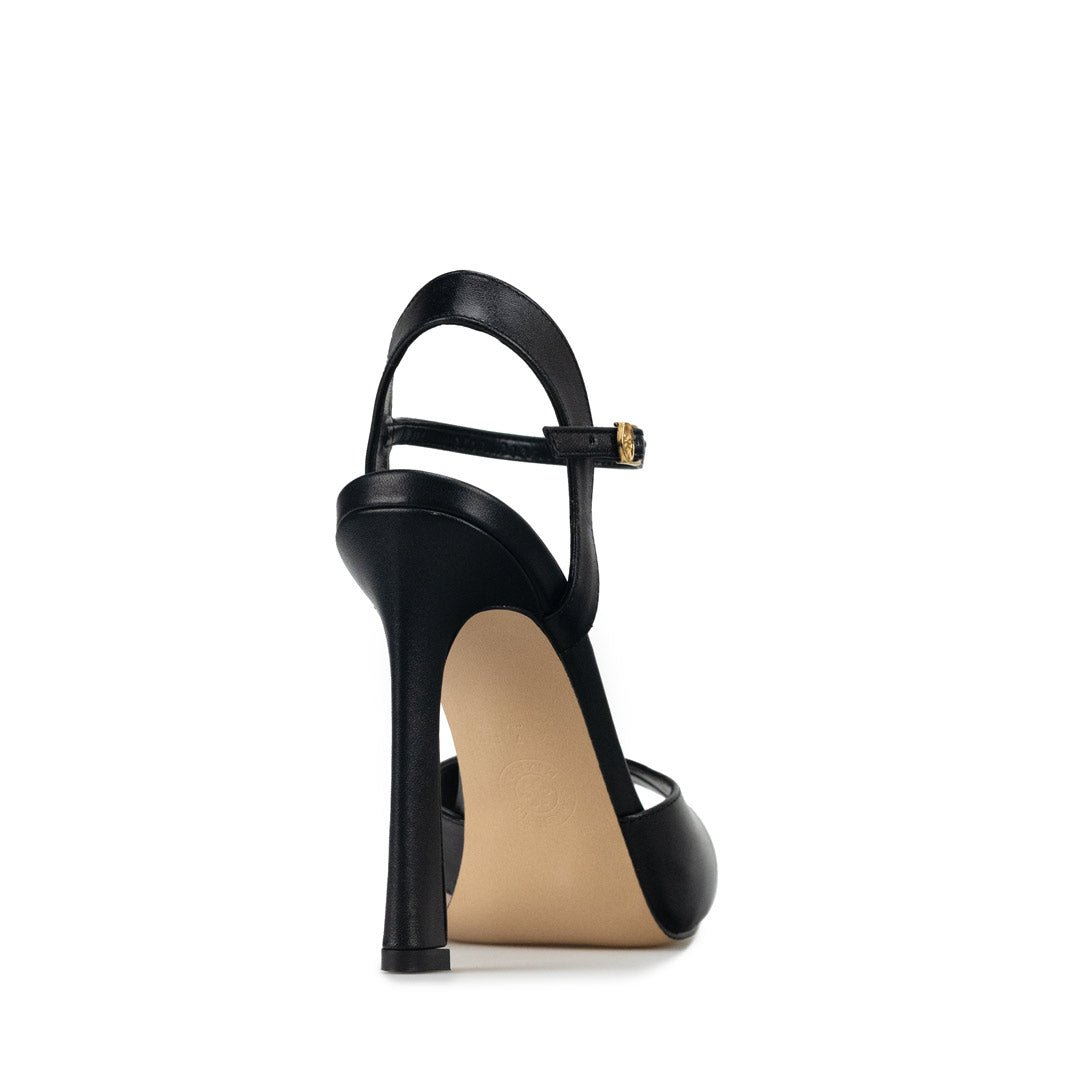 Zapatillas De Tacón Davenia De Piel Sandalia Para Dama Bela 1