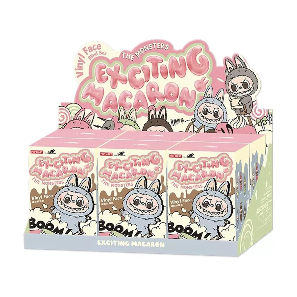 Labubu The Monster Original: Exciting Macaron  ( Original ) Verificacion Qr
