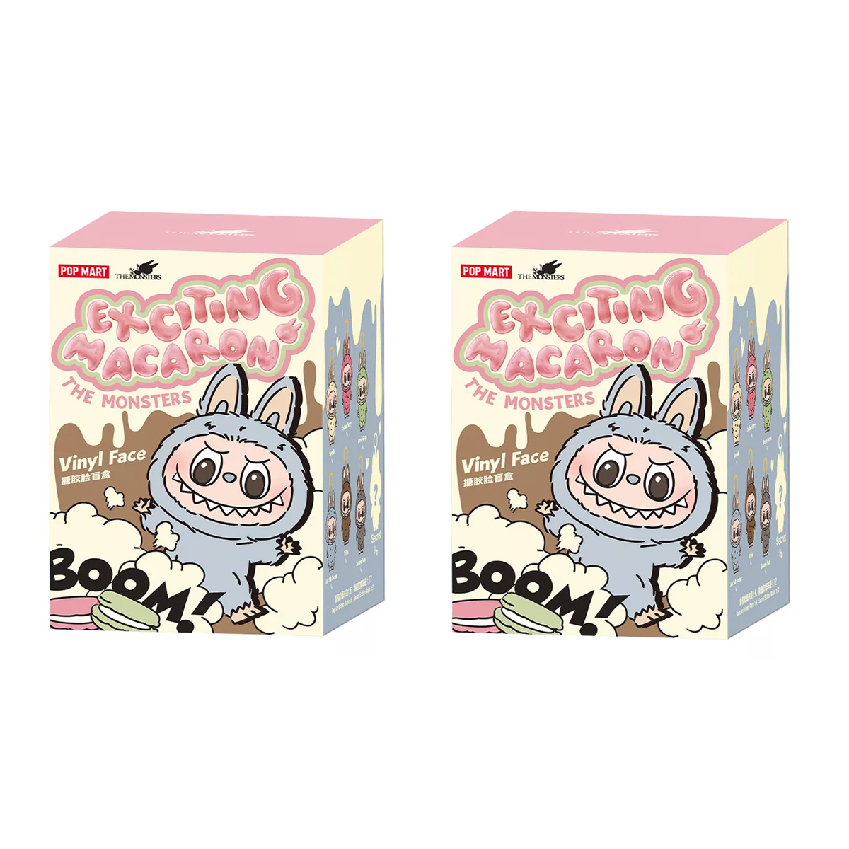 Labubu The Monster Original: Exciting Macaron  ( Original ) Verificacion Qr