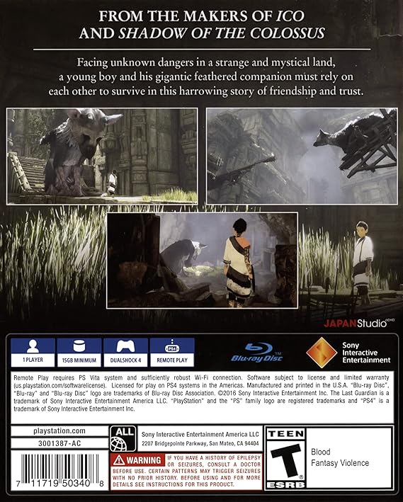 The Last Guardian Ps4