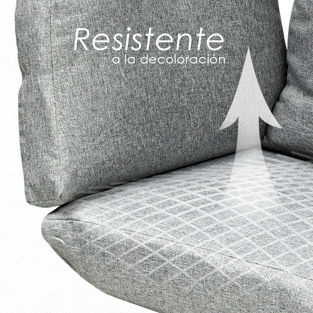  Ilios Innova | Silla Exterior De Mimbre Forma De Huevo Individual Con Reposa pies y cojines