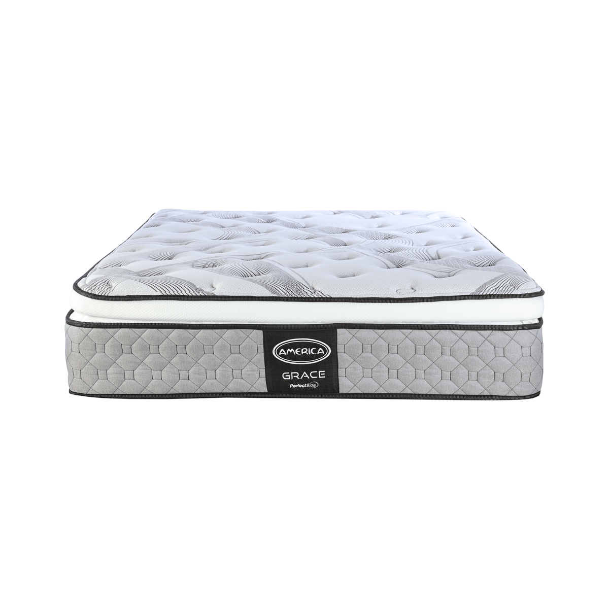 Colchón America Grace Queen Size + 2 Almohada 