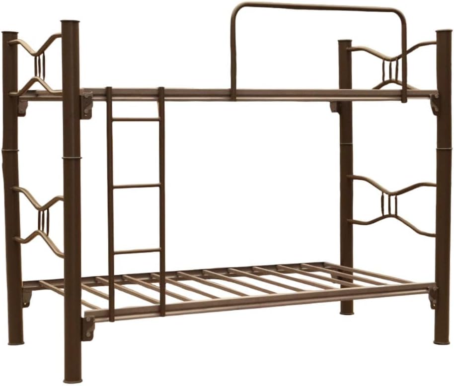 Litera Torreón Acero Chocolate 208 cm x 107 cm x 160 cm Resistente Funcional Espaciosa