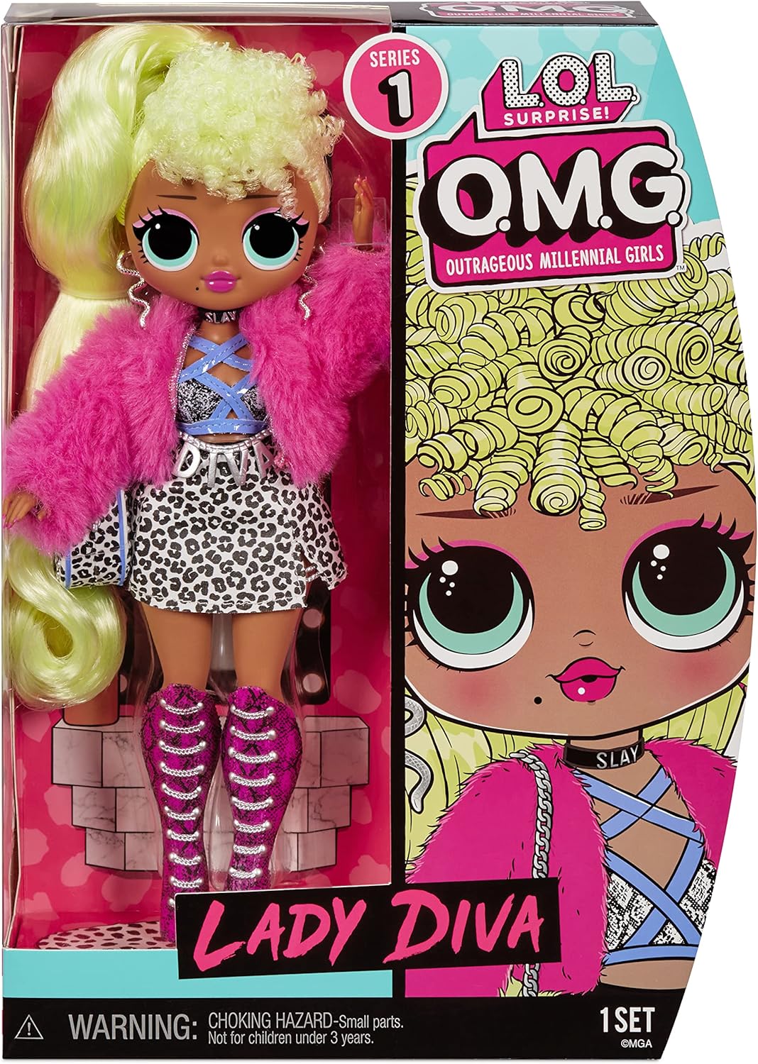 Lol Surprise Omg Serie 1 Muñeca Lady Diva