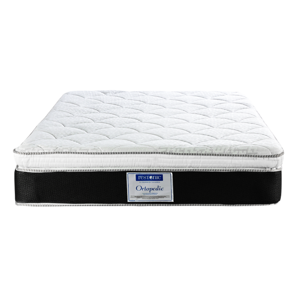 Colchón Restonic Ortopedic  Matrimonial  + 2 Almohada + Sabanas Matrimonial Ensueño.