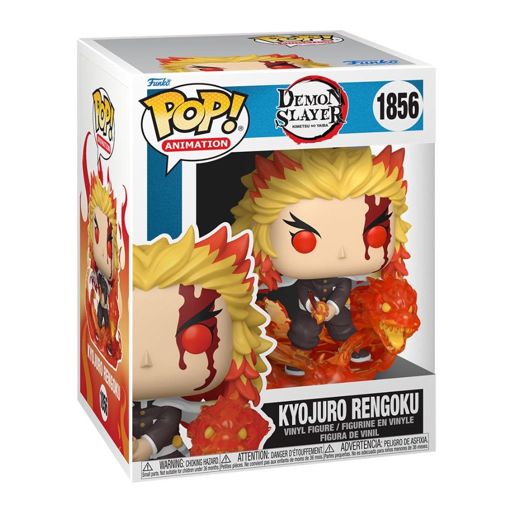 Kyojuro Rengoku 9na forma 1856 Funko Pop Premium Demon Slayer 