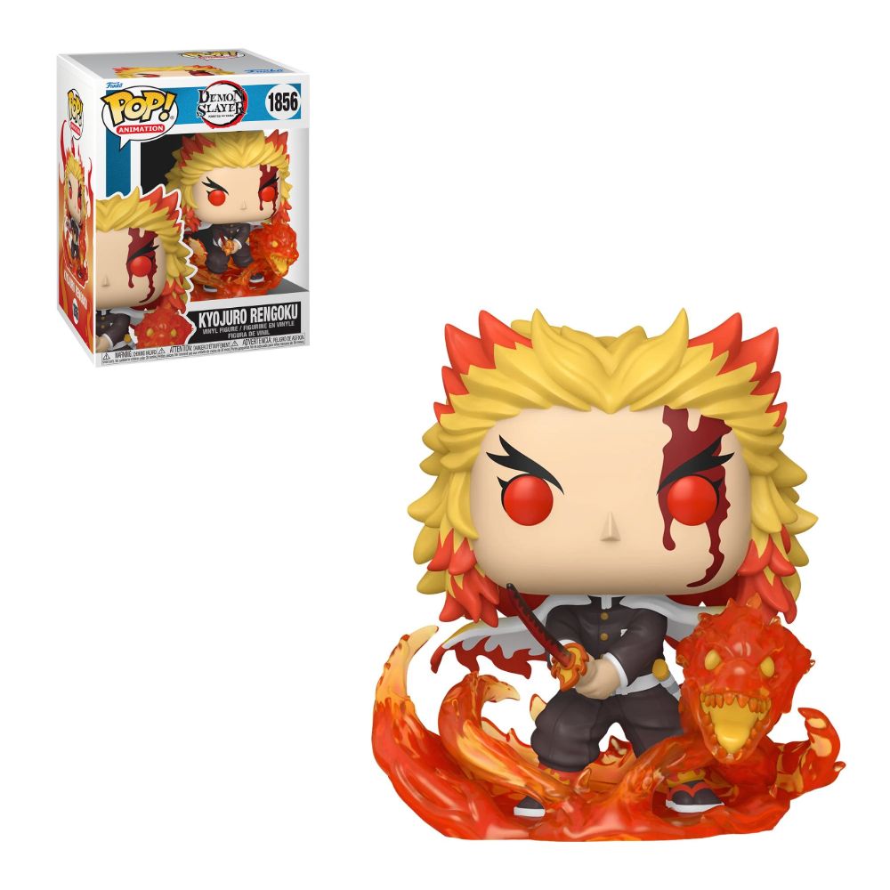 Kyojuro Rengoku 9na forma 1856 Funko Pop Premium Demon Slayer 