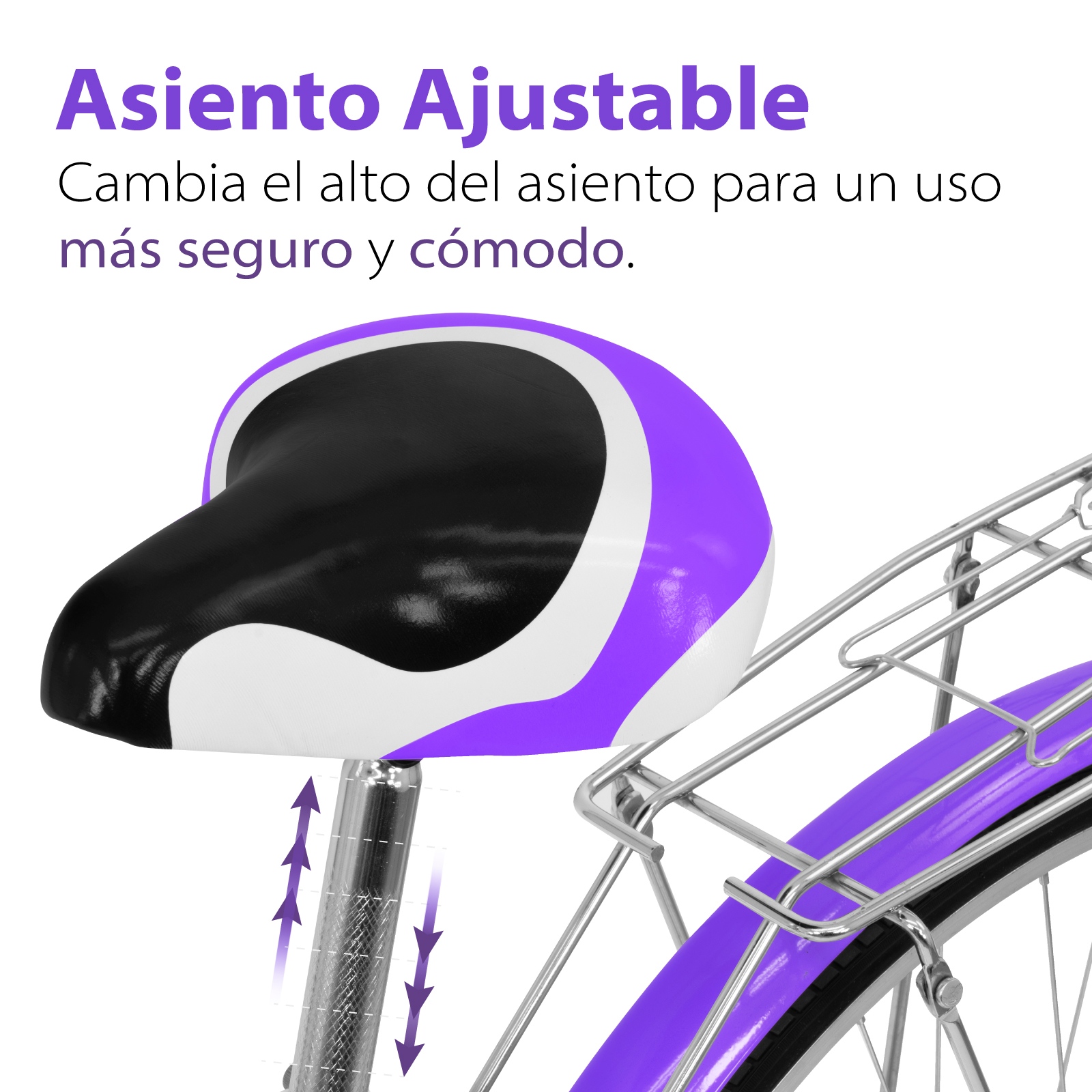 Bicicleta Para Dama Altera RBIKE-002 Diseño Retro Rodada 26