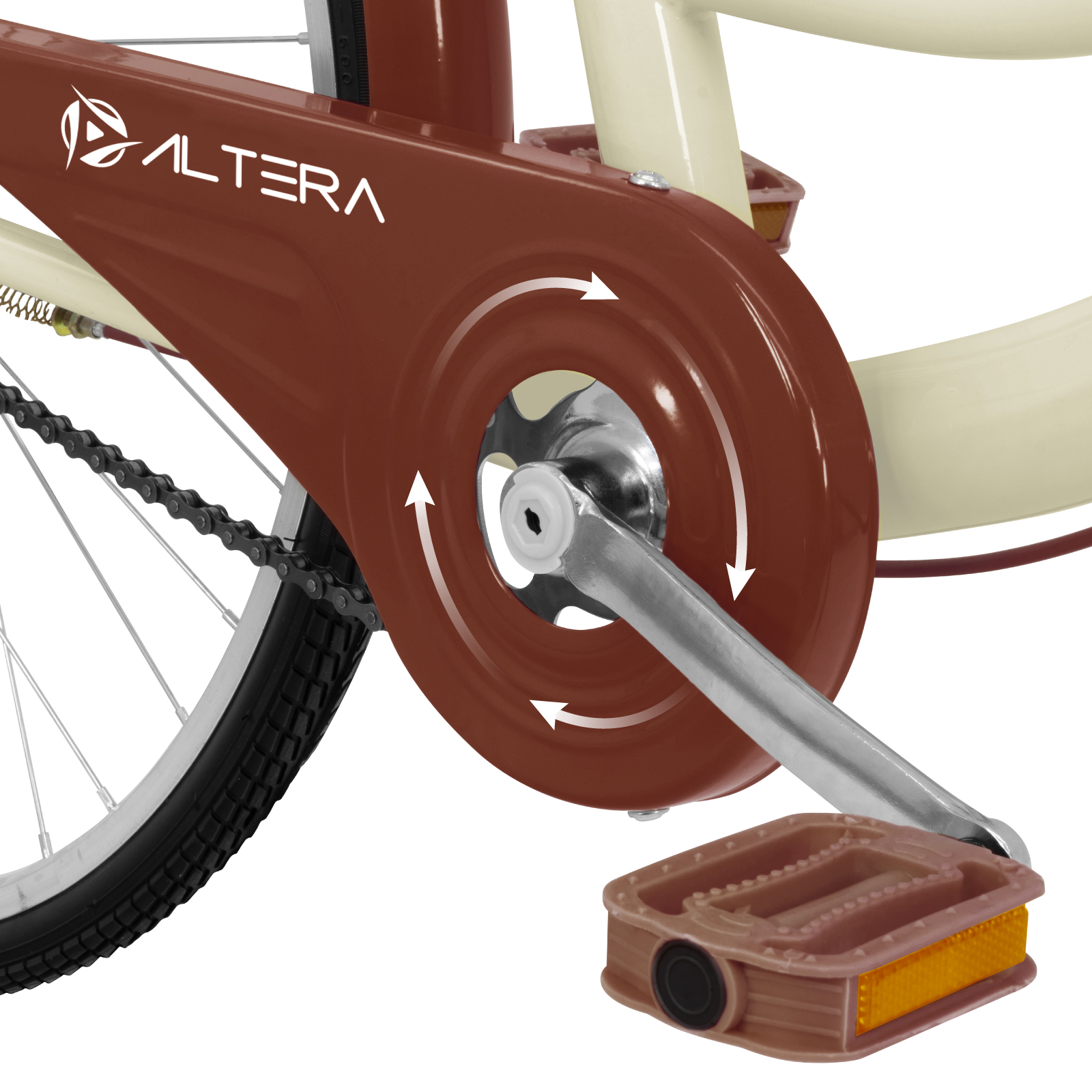 Bicicleta Para Dama Altera RBIKE-002 Diseño Retro Rodada 26