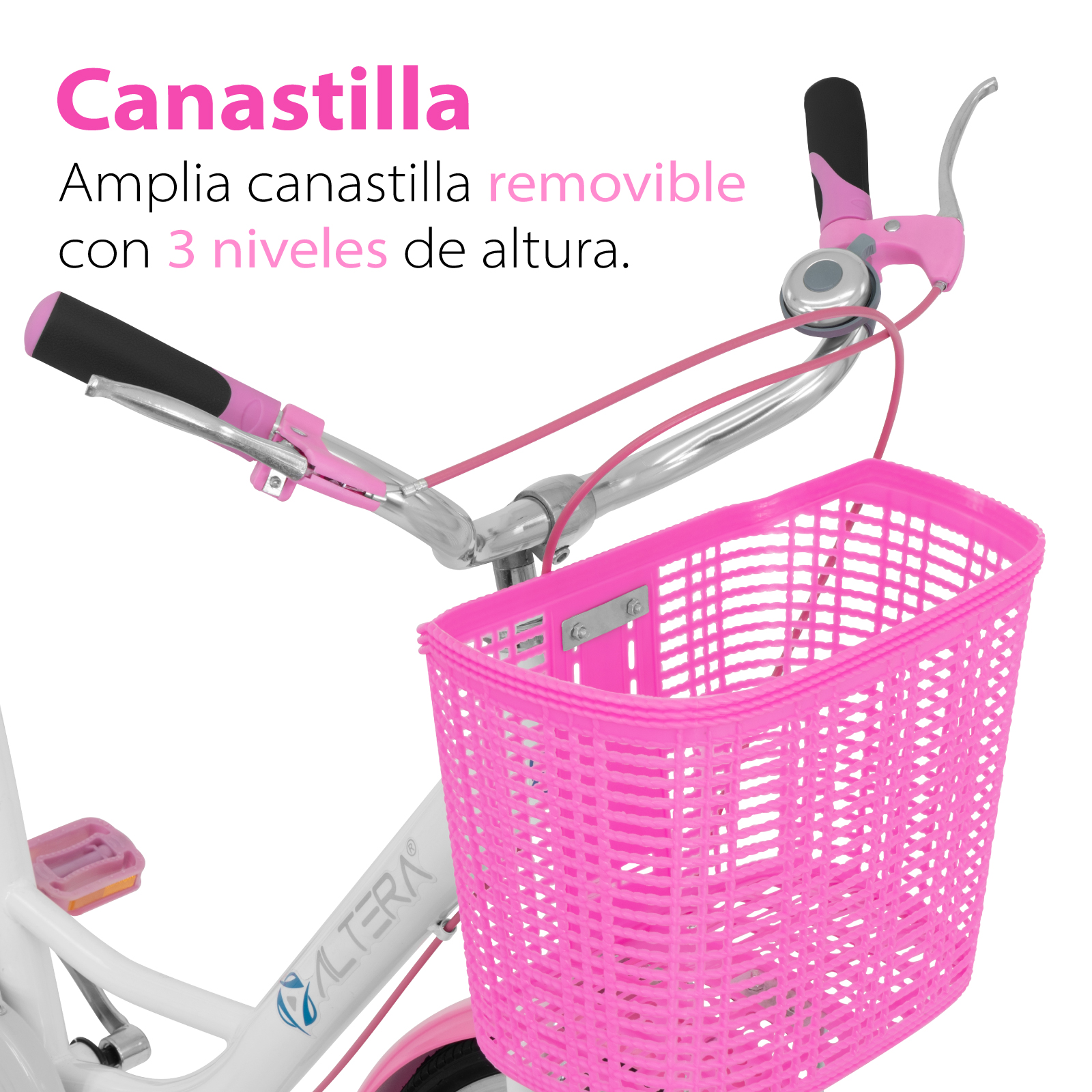 Bicicleta Para Dama Altera RBIKE-002 Diseño Retro Rodada 26