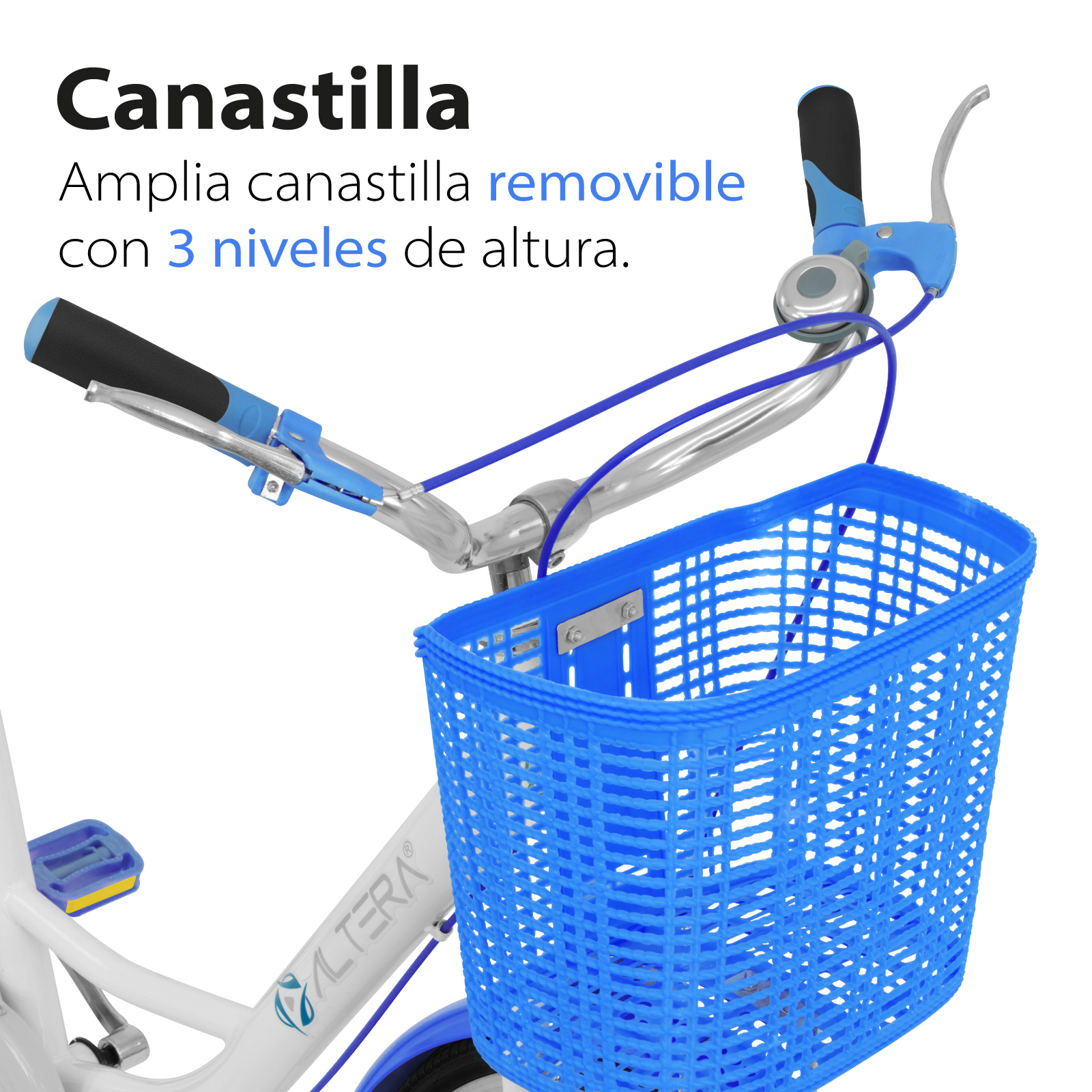 Bicicleta Para Dama Altera RBIKE-002 Diseño Retro Rodada 26