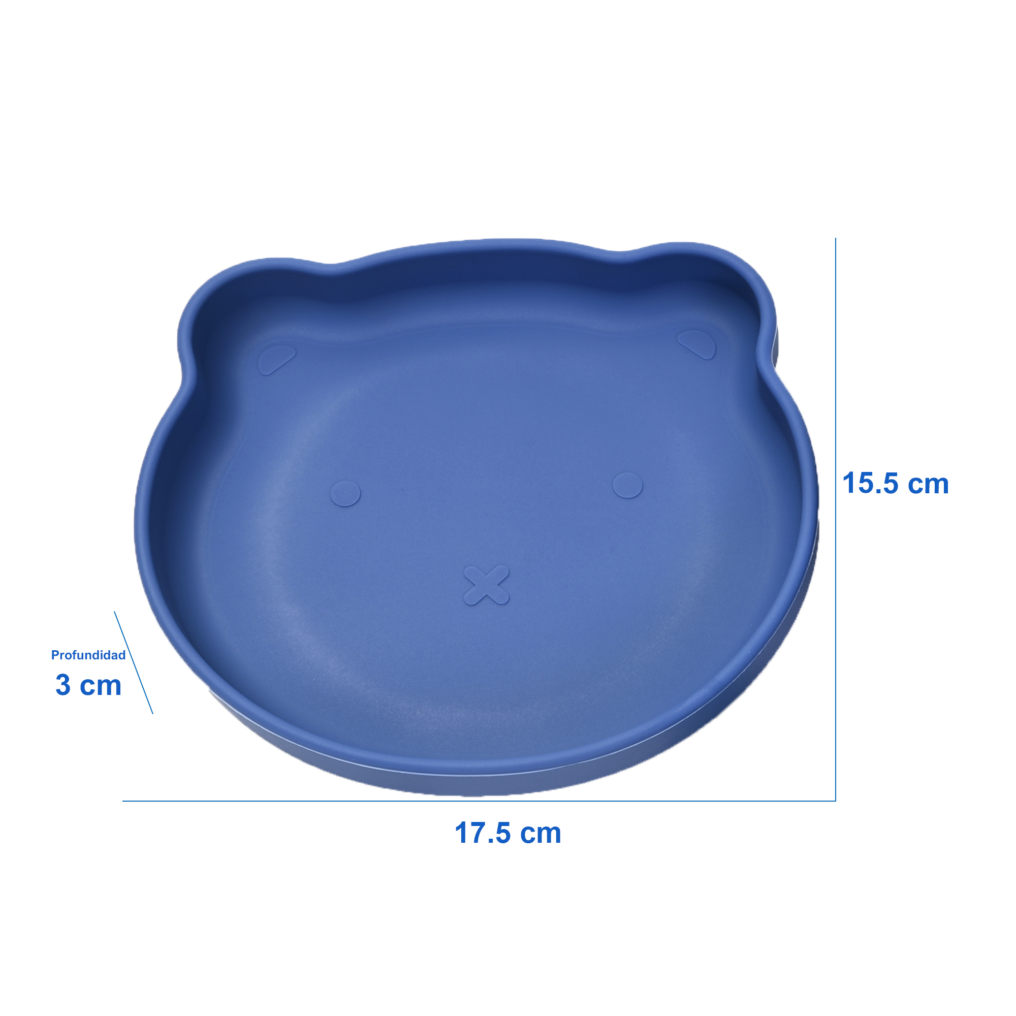 2 Platos para Bebé con Cubiertos y 3 Baberos 