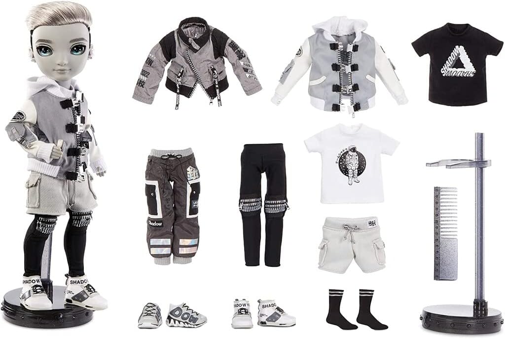 Rainbow High Shadow Ash Silverstone Con 2 Outfits