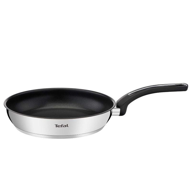 Sartén 30 cm Acero Inoxidable Inducción Antiadherente Emotion Tefal