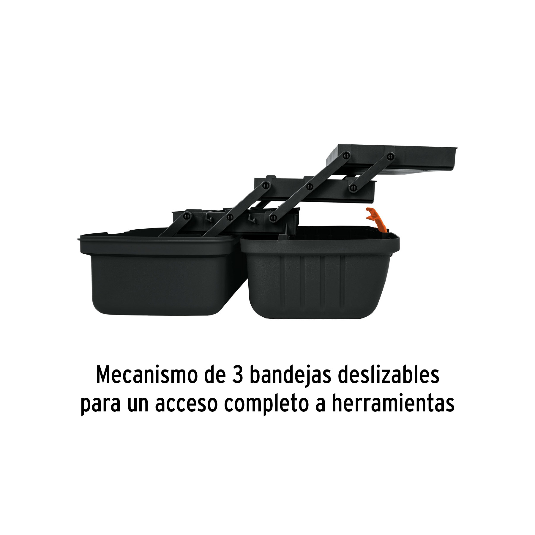 Caja para pesca de 16' con 3 bandejas deslizables, Truper
