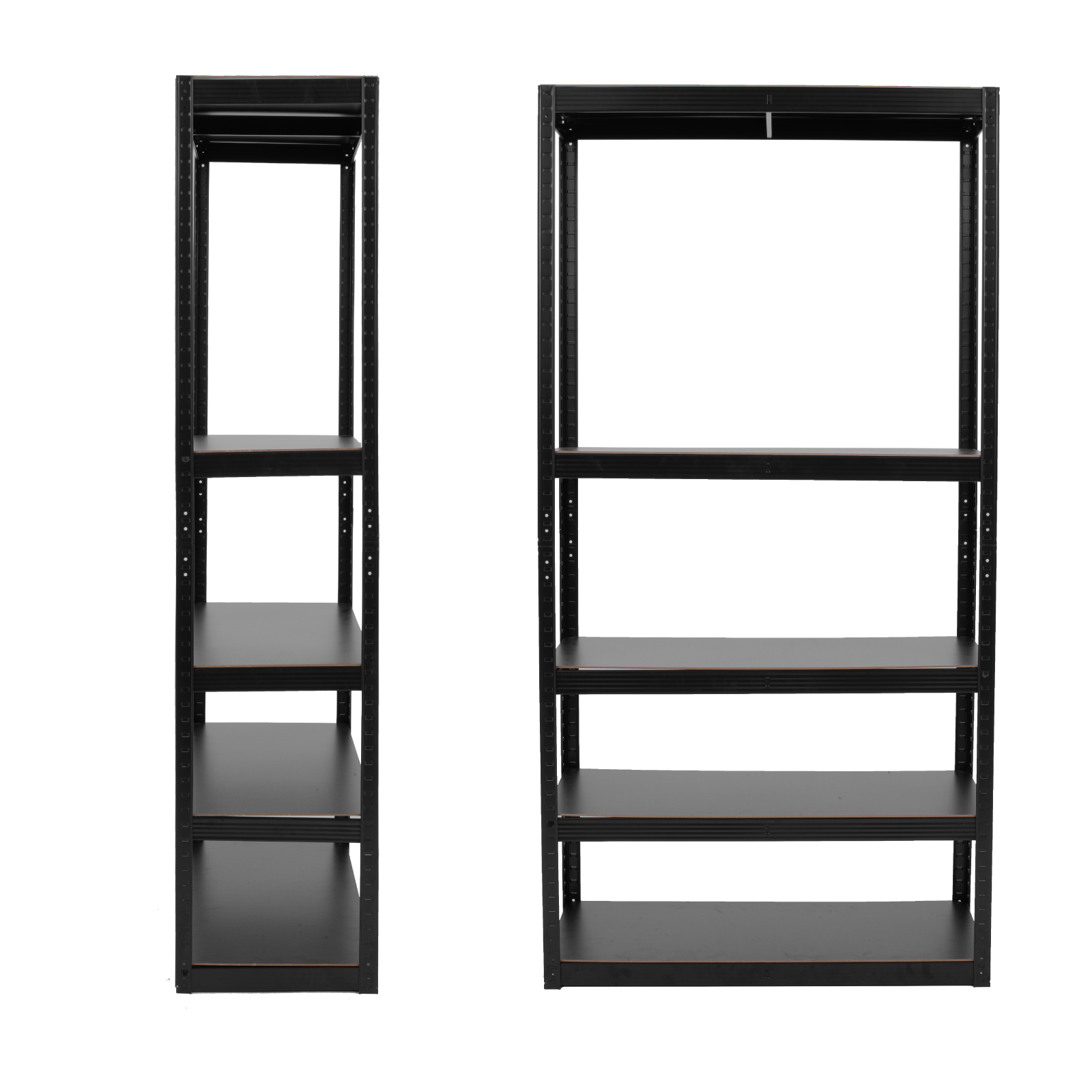 Estante Metalico Organizador Hogar Anaquel Rack 5 Niveles Negro