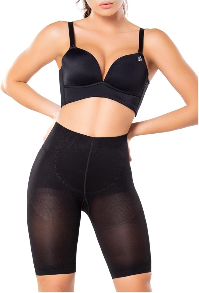 Short Moldeador Largo Levanta Glúteos SoftControl , Faja Colombiana
