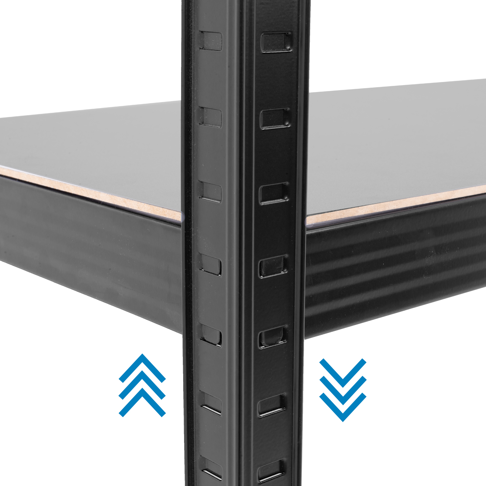 Estante Metalico Organizador Hogar Anaquel Rack 5 Niveles Negro