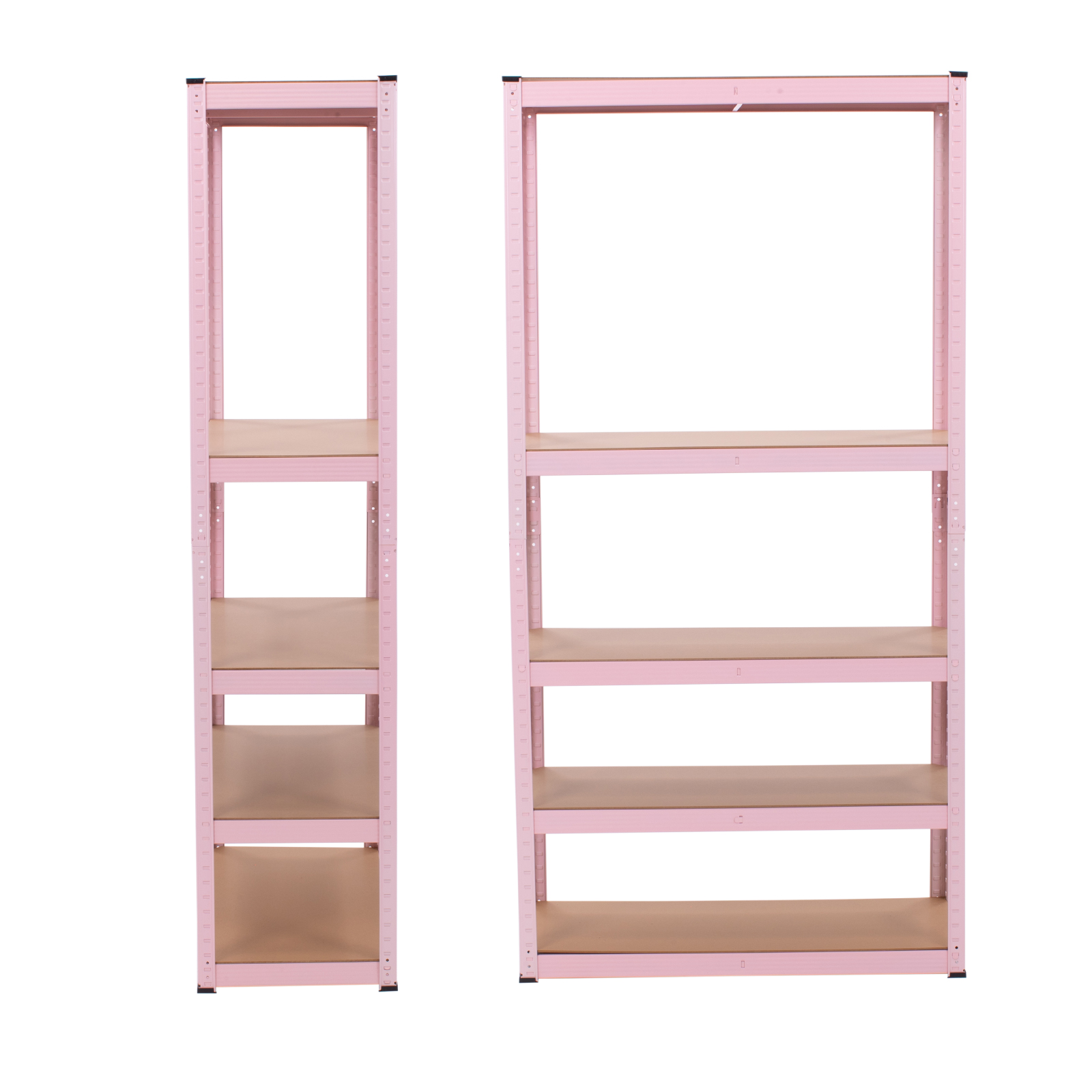 Estante Metalico Anaquel Organizador De 5 Niveles Rosa