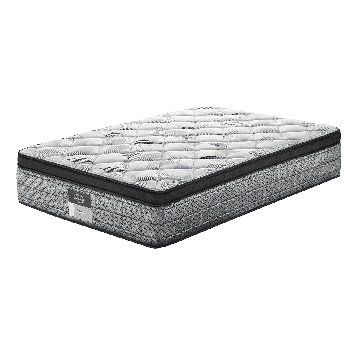 Colchón América King Size Portland Con Tecnología Perfect Side Y Descanso Ortopédico