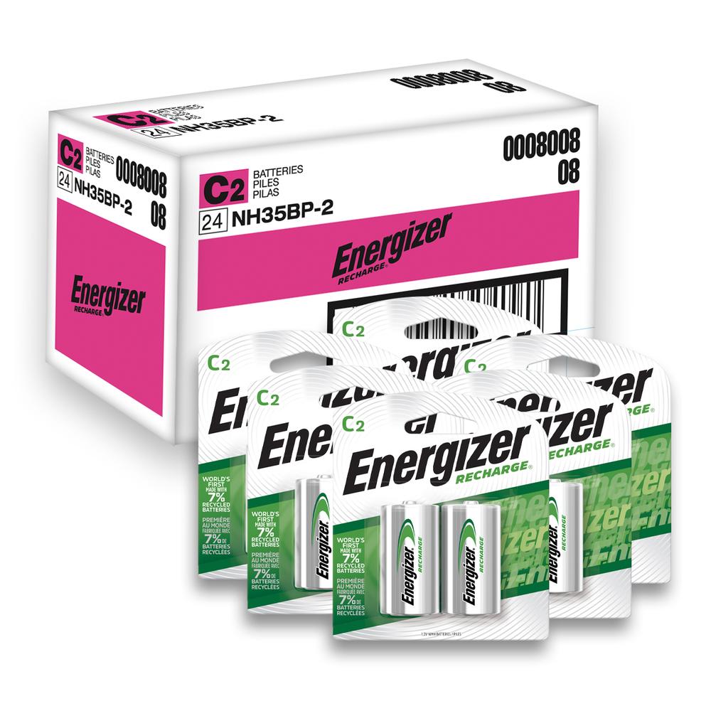 Pila Energizer C Recargable Blister 12 Unidades 1.2V