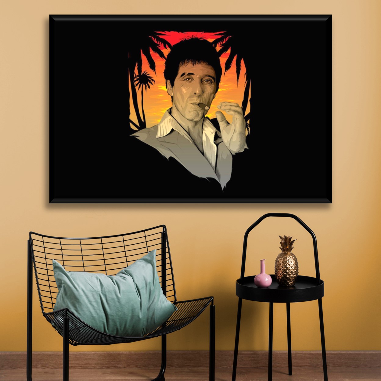 Cuadro Canva Decorativo Montana 90X60 cm