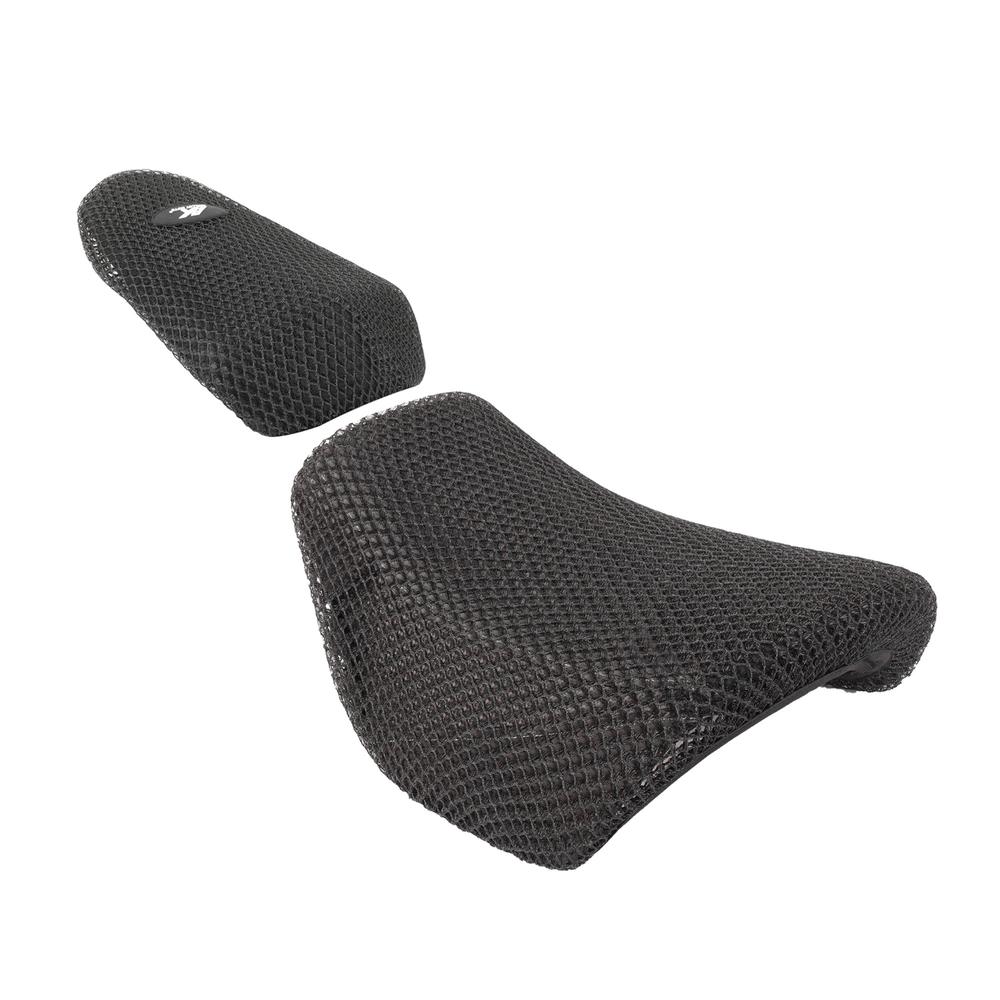 Cubre asiento para moto 2 piezas Negro Talla M Kinlley