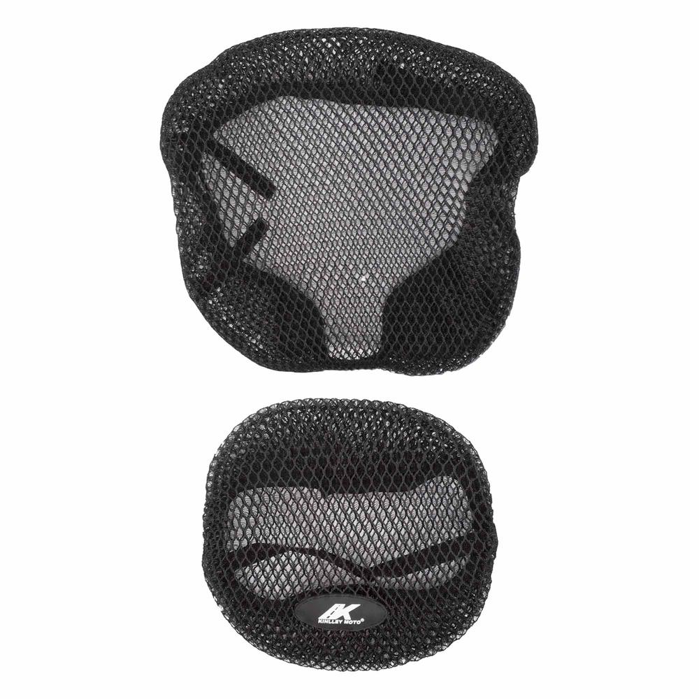 Cubre asiento para moto 2 piezas Negro Talla M Kinlley