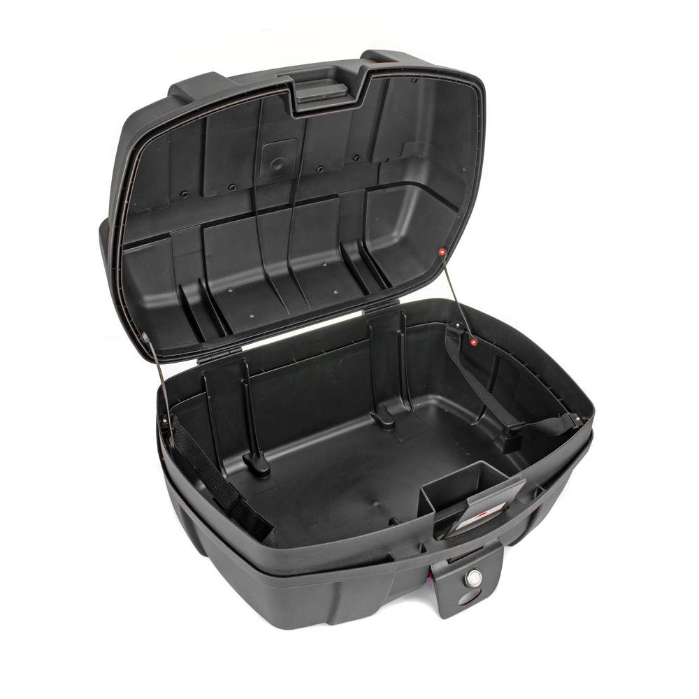 Caja Maletero Cajuela Para Moto 47 Litros Con Respaldo