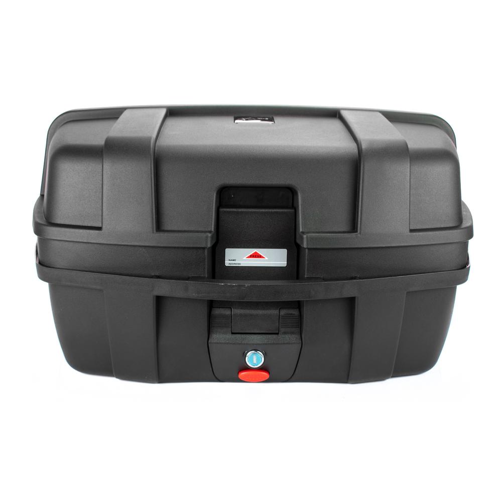 Caja Maletero Cajuela Para Moto 47 Litros Con Respaldo