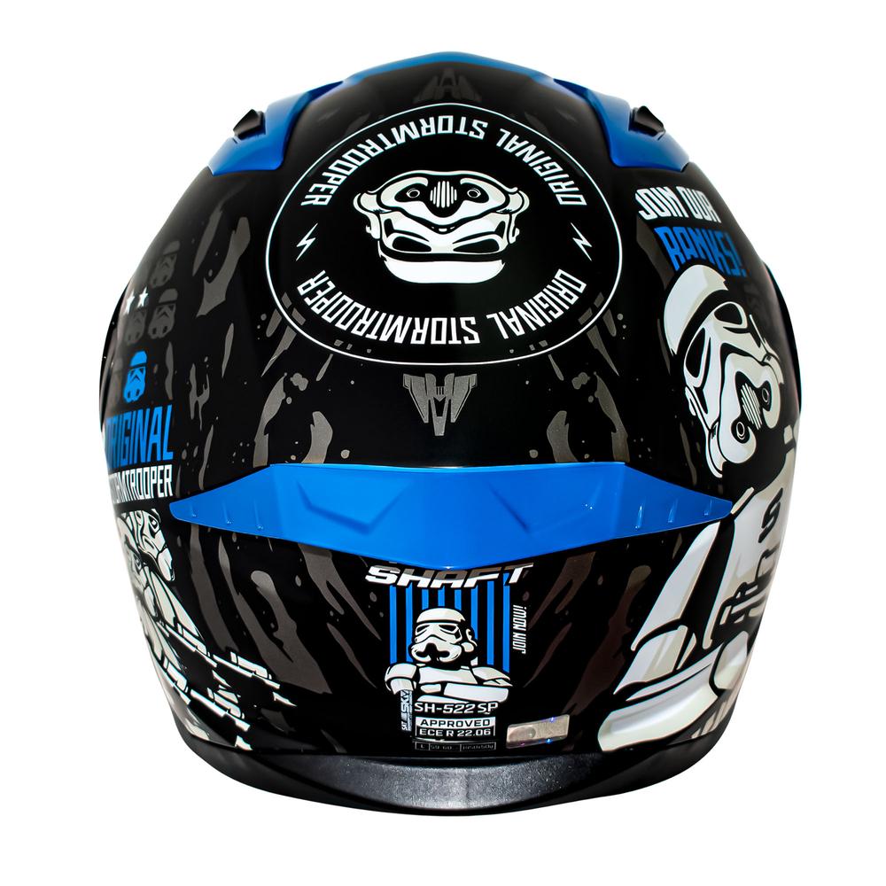 Casco Motociclista S Integral Join Now Negro Mate Azul Shaft