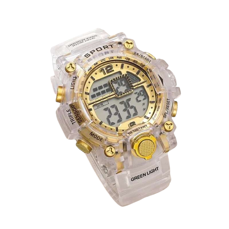 Reloj transparente sport